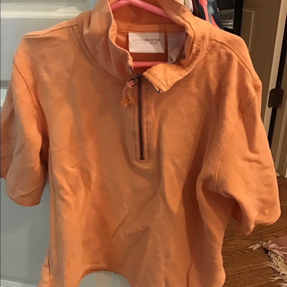 Light orange crop top women's small